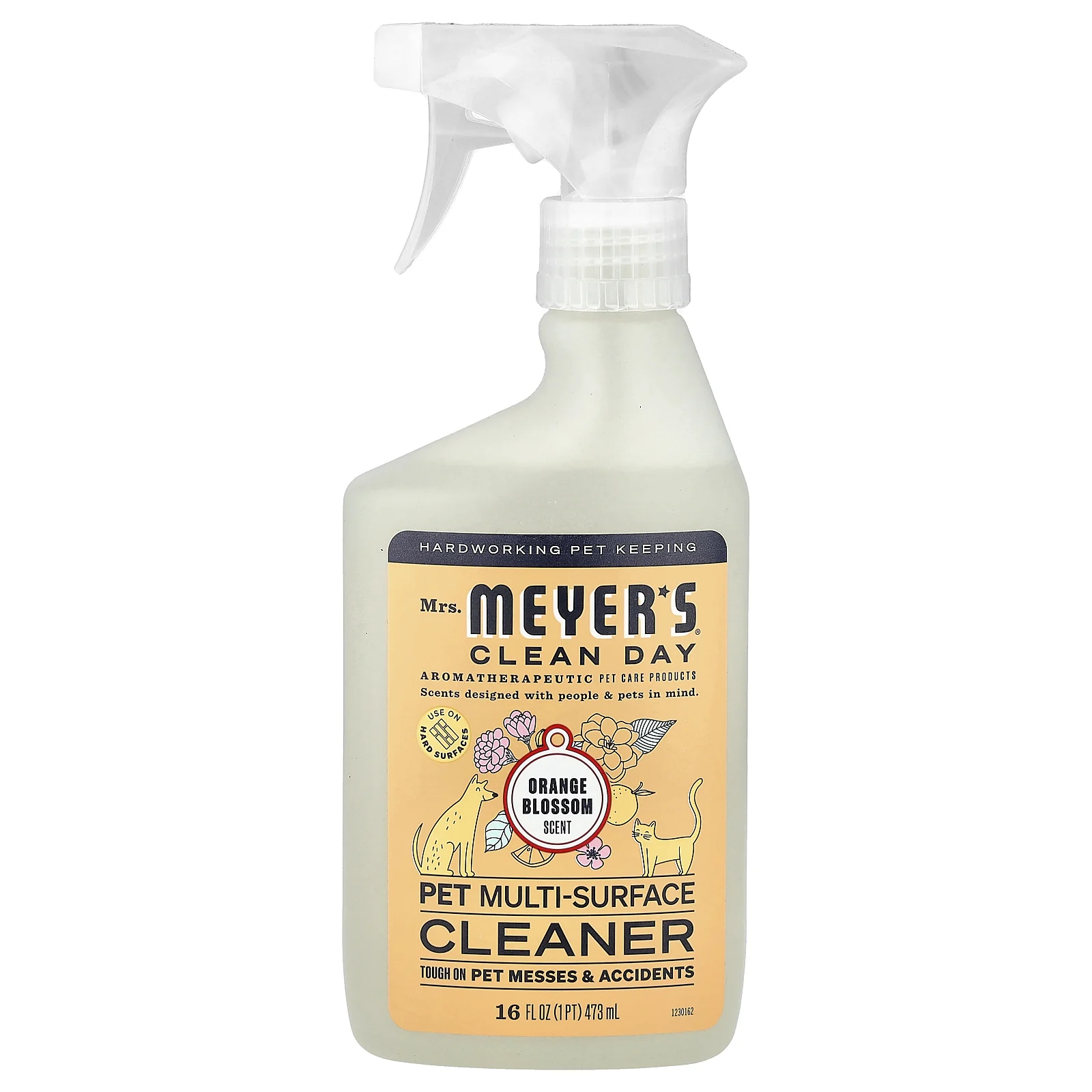 Mrs. Meyers Clean Day, Pet Multi-Surface Cleaner, апельсиновый цвет, 473 мл (16 жидк. Унций)