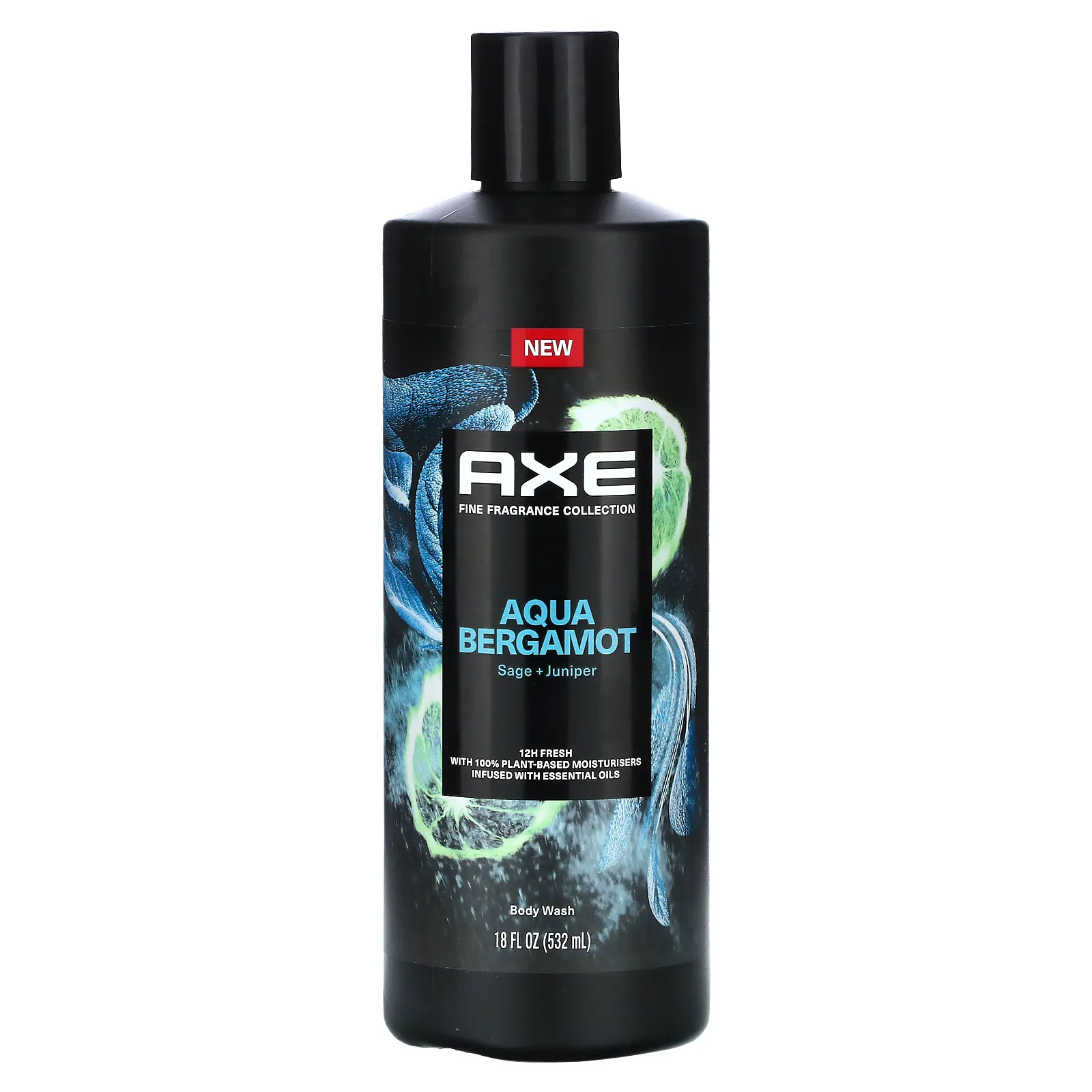 AXE, премиальный гель для душа с бергамотом, шалфей и можжевельник, 532 мл (18 жидк. унций)