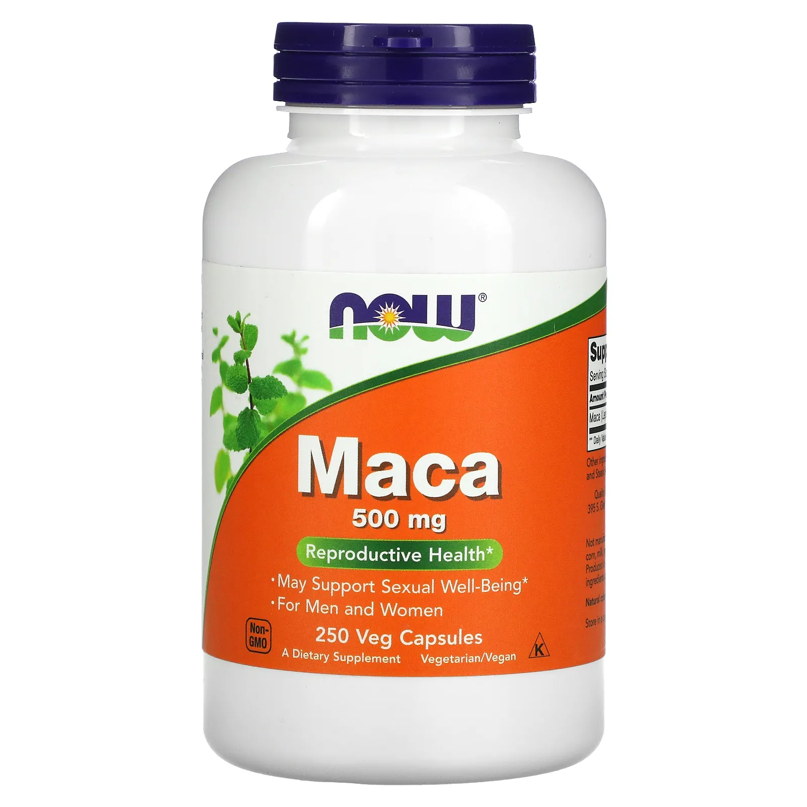 NOW Foods Мака 500 мг 250 капсул