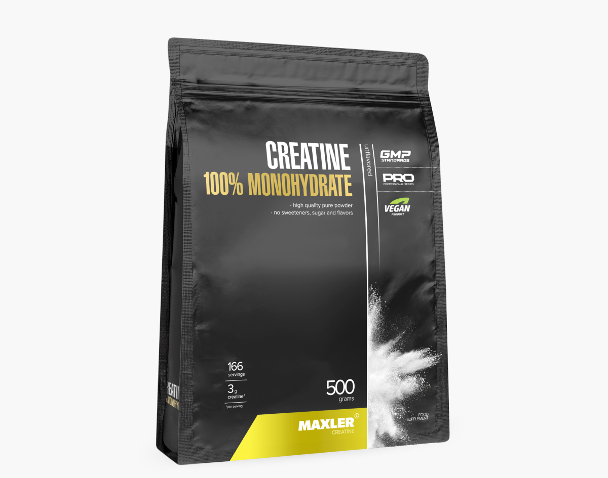 Maxler 100% Creatine Monohydrate 500 g bag