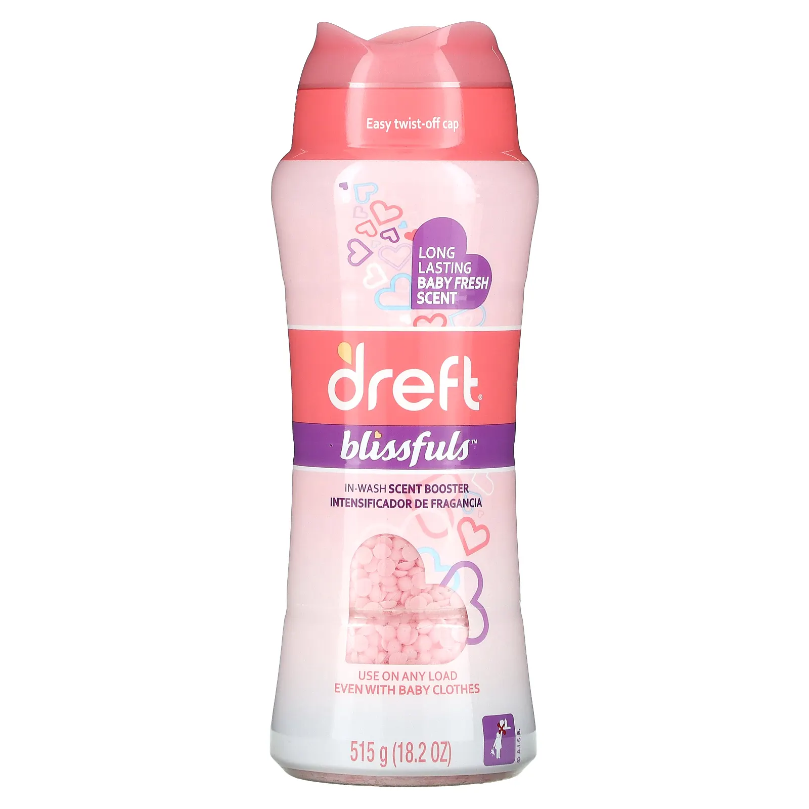 Dreft, Blissfuls, средство для усиления аромата во время стирки, 515 г (18,2 унции)