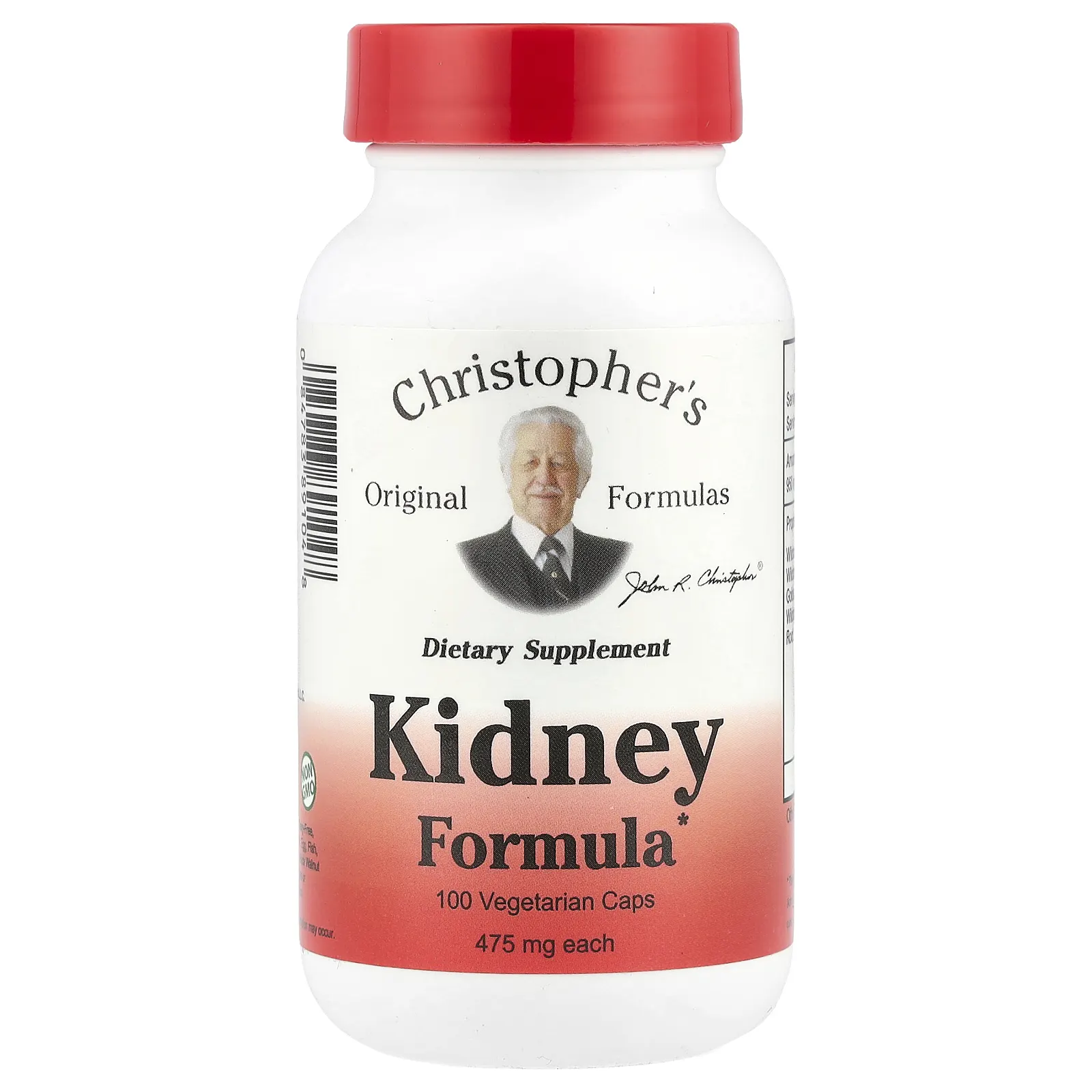 Christopher's Original Formulas, средство для здоровья почек, 475 мг, 100 вегетарианских капсул