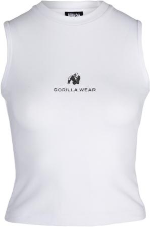 Gorilla Wear Женская Безрукавка Livonia Crop Top - White