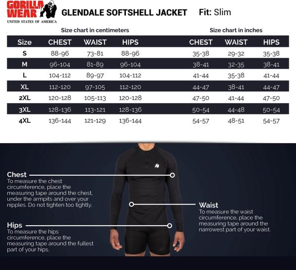 Gorilla Wear  Glendale Softshell Jacket Black