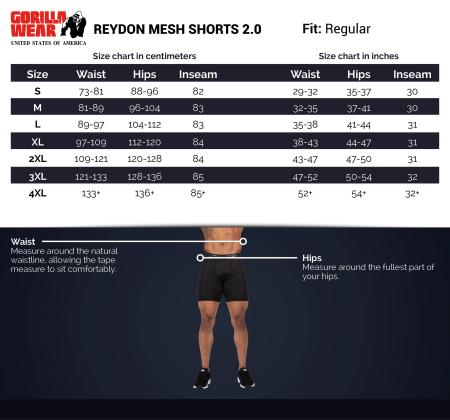 Gorilla Wear Шорты Reydon Mesh Shorts 2.0 Black
