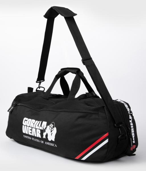 Gorilla Wear  Norris Hybrid Gym Bag/Backpack Black