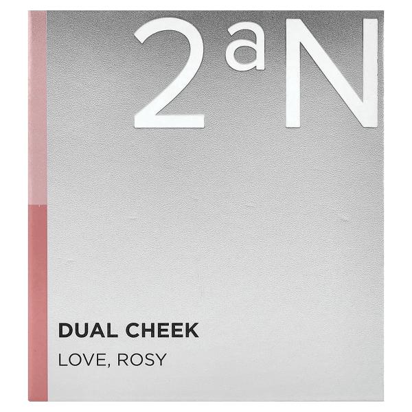 2aN, Dual Cheek, оттенок 02 Love, розовый, 9 г