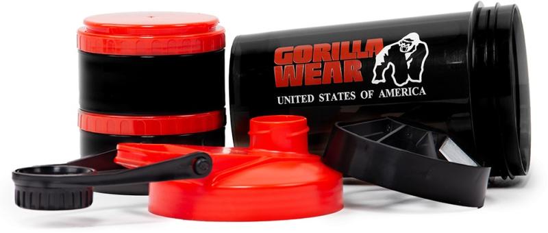 Gorilla Wear Шейкер Shaker 2 GO Black/Red