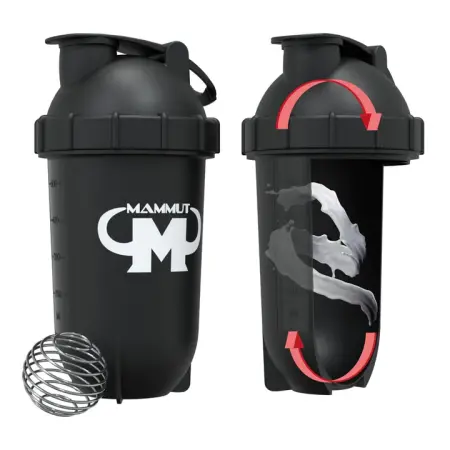 Mammut Шейкер ProteinMaster с пружинкой черный 500 мл