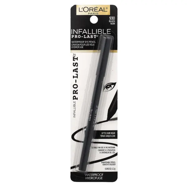 L'Oreal Водостойкий карандаш для глаз Infallible Pro-Las оттенок 930 Черный