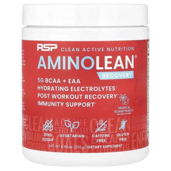 RSP Nutrition, AminoLean Recovery, без кофеина, 255 г (8,99 унции)