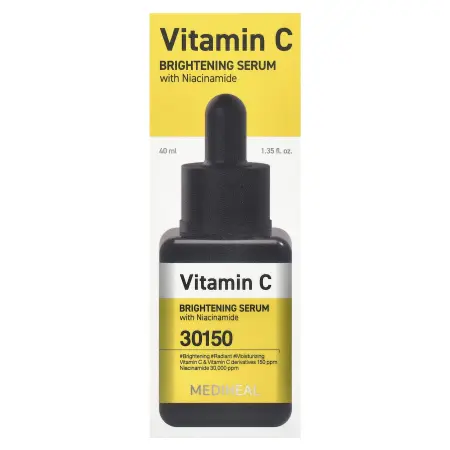 MEDIHEAL, Осветляющая сыворотка с витамином C с ниацинамидом, 40 мл (1,35 жидк. унц.)