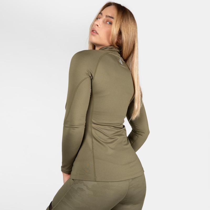 Gorilla Wear Женская кофта Melissa Long Sleeve Army Green