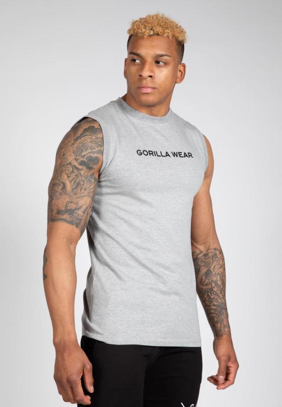 Gorilla Wear  Sorrento Sleeveless T-Shirt Gray