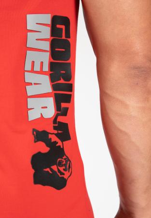 Gorilla Wear Безрукавка Melbourne Sleeveless Hooded T-shirt Red