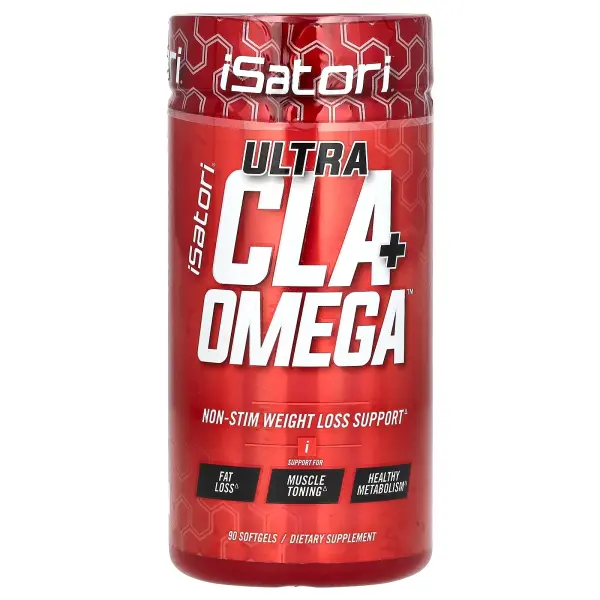 Isatori, Ultra CLA + омега, 90 мягких таблеток