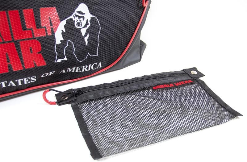 Gorilla Wear Сумка Jerome Gym Bag - Black/Red