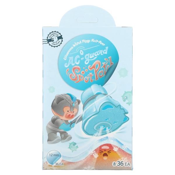 Elizavecca, Witch Piggy Hell-Pore, AC-Guard Spot Patch, патчи для точечного удаления акне, 36 шт.