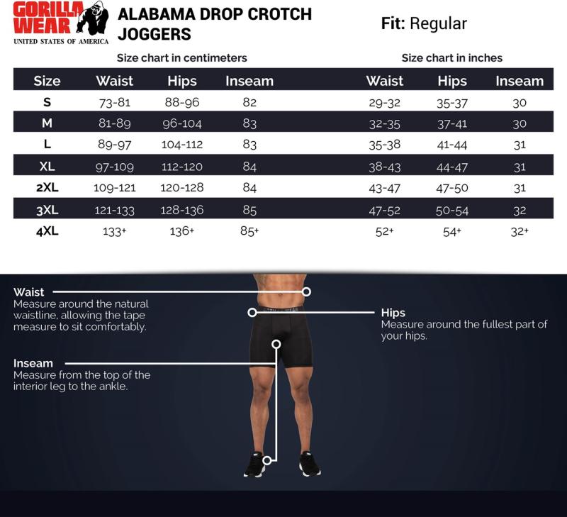 Gorilla Wear Штаны Alabama Drop Crotch Joggers Army Green