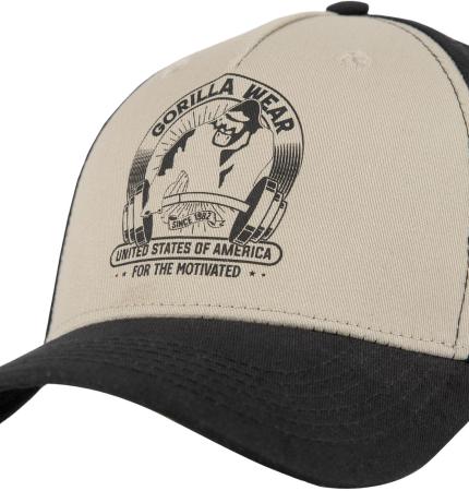 Gorilla Wear Бейсболка Buckley Cap - Black/Beige