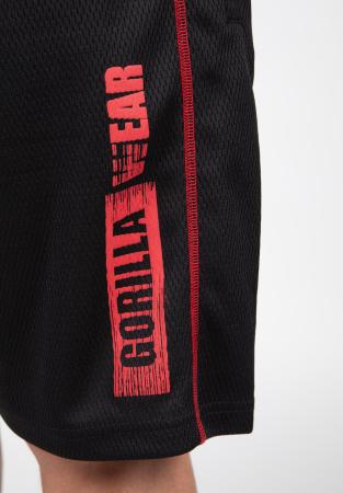 Gorilla Wear Шорты Wallace Mesh Shorts Black/Red