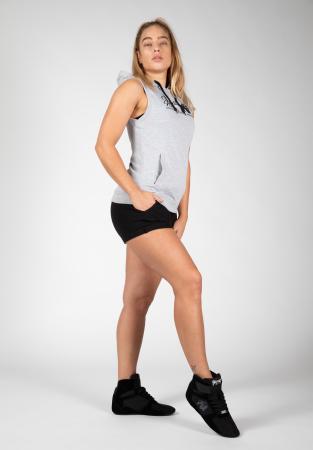 Gorilla Wear Женская Безрукавка Selma Sleeveless Hoodie Gray