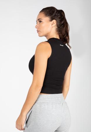 Gorilla Wear Женская Безрукавка Livonia Crop Top - Black