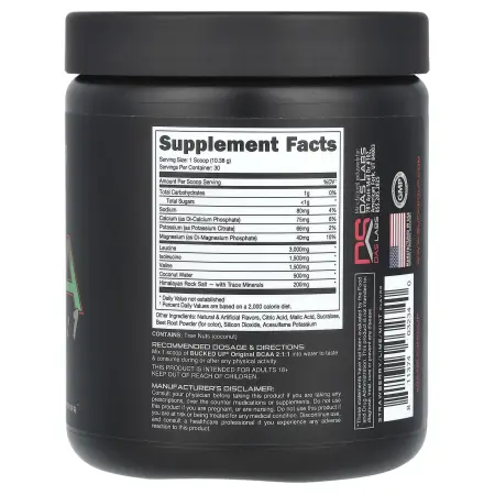 Bucked Up Original BCAA 2:1:1 со вкусом клубничного мохито 311 грамм – оригинальная продукция AthleticFuel