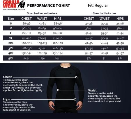 Gorilla Wear Футболка Performance T-shirt Black/Red