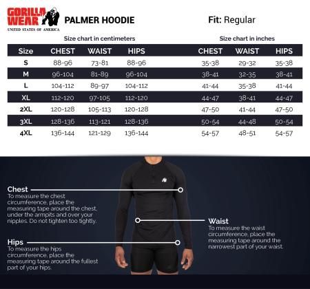 Gorilla Wear Кофта Palmer Hoodie Black
