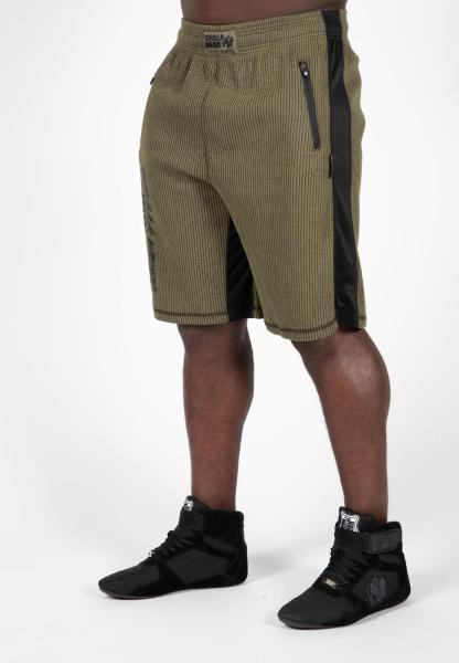 Gorilla Wear  Augustine Old School Shorts Army Green