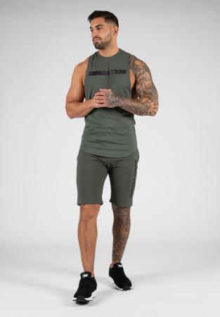 Gorilla Wear Безрукавка Milo Drop Armhole Tank Top  Green