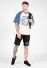 Gorilla Wear Футболка Logan Oversized T-Shirt Beige/Blue