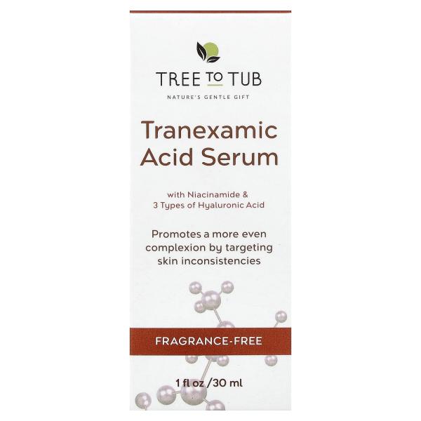 Tree to Tub, Сыворотка с транексамовой кислотой, без отдушек, 30 мл (1 жидк. Унция)