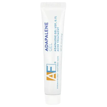 ACNE FREE, Гель адапален USP, 0,1%, средство от акне, 15 г (0,5 унции)