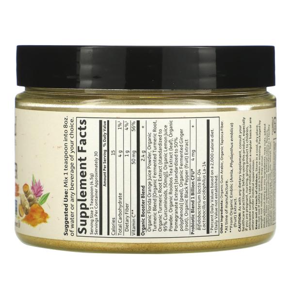 Garden of Life, MyKind Organics, стимулятор с органической ферментированной куркумой, воспалительная