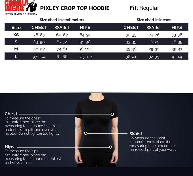 Gorilla Wear Женская кофта Pixley Crop Top Hoodie Gray