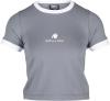 Gorilla Wear Женская футболка New Orleans Cropped T-Shirt - Gray