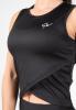 Gorilla Wear Женский Топ Estelle Twisted Crop Top Black