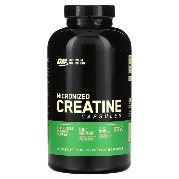Optimum Nutrition Creatine 2500mg 300 капс. – оригинальная продукция AthleticFuel