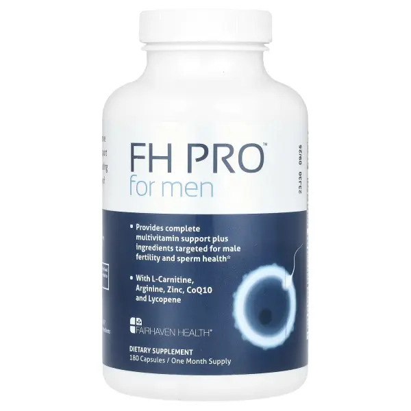 Fairhaven Health, FH Pro, мультивитаминный комплекс для поддержки мужского здоровья, 180 капсул