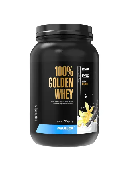 Maxler 100% Golden Whey 900 г (Французская ваниль)
