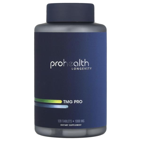 ProHealth Longevity, TMG Pro, 1000 мг, 120 таблеток – оригинальная продукция AthleticFuel