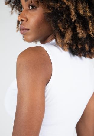 Gorilla Wear Женская Безрукавка Livonia Crop Top - White