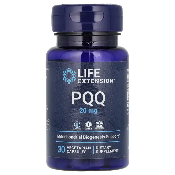 Life Extension, PQQ в капсулах, пирролохинолинхинон, 20 мг, 30 вегетарианских капсул – оригинальная продукция AthleticFuel