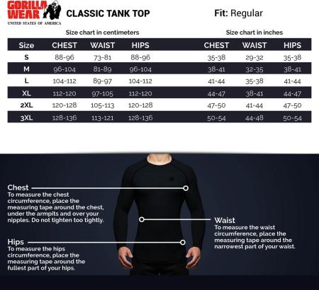 Gorilla Wear Майка Classic Tank Top Blue
