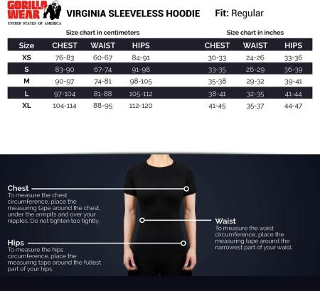 Gorilla Wear Женская Безрукавка Virginia Sleeveless Hoodie - Fuchsia