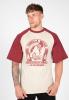 Gorilla Wear Футболка Logan Oversized T-Shirt Beige/Red