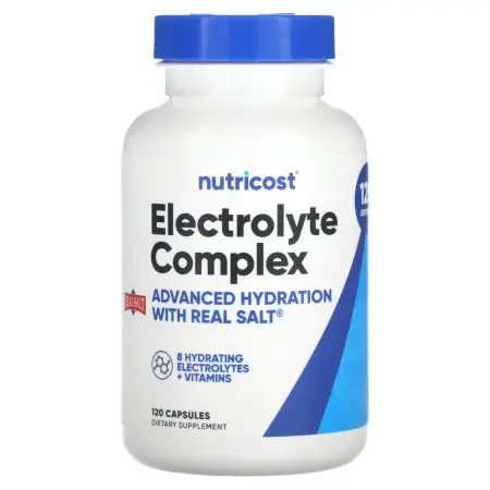 Nutricost, Комплекс электролитов, 120 капсул – оригинальная продукция AthleticFuel