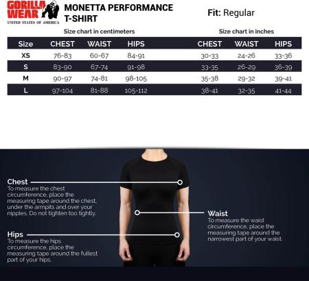 Gorilla Wear Женская футболка Monetta Performance T-Shirt Gray Melange/Black